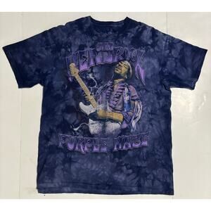 Liquid Blue Jimmy Hendrix Purple Haze tie dye size large shirt